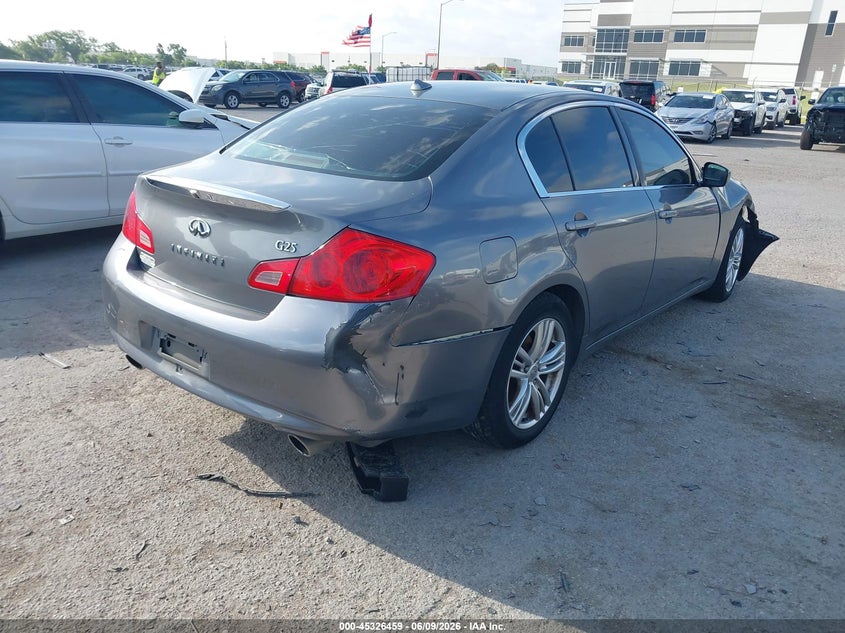 2012 INFINITI G25 auction photo 4