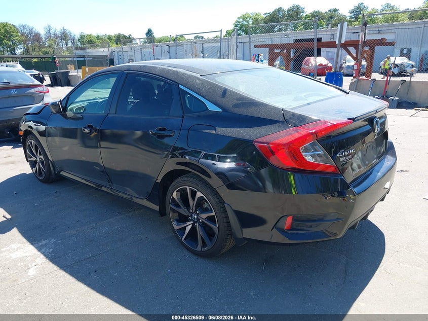 Vin: 2hgfc2f80mh511088, lot: 45824442, honda civic sport 20213