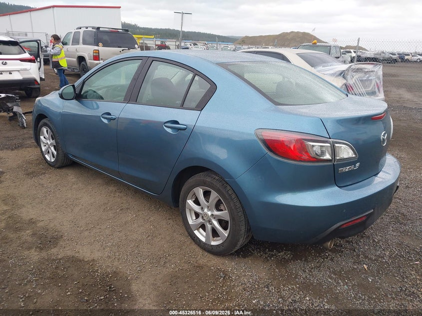 Vin: jm1bl1vgxb1364368, lot: 45824449, mazda mazda3 i touring 20113