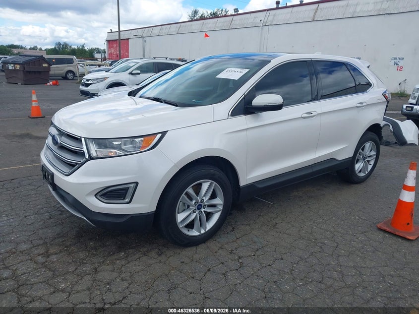 Vin: 2fmpk4j85jbc27622, lot: 45824469, ford edge sel 20182