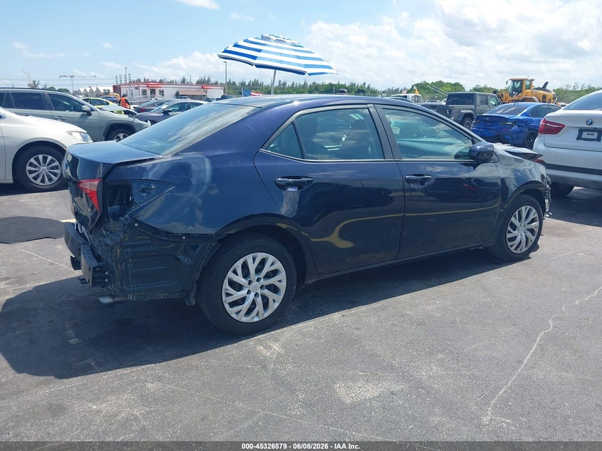 Vin: 5yfburhe0jp848677, lot: 45824512, toyota corolla le 20184