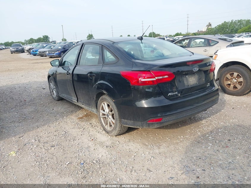 Vin: 1fadp3fe7jl309603, lot: 45824545, ford focus se 20183