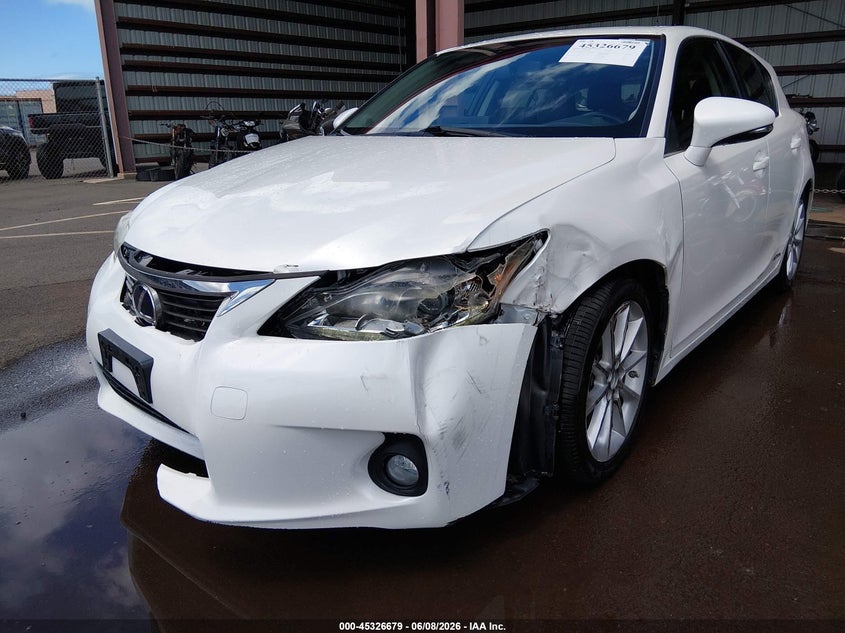 2012 Lexus Ct 200H Premium VIN: JTHKD5BH3C2112411 Lot: 45326679