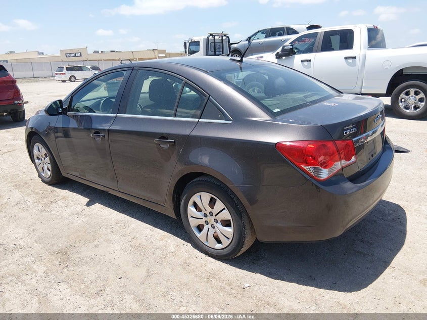 Vin: 1g1pc5sb0e7374195, lot: 45824614, chevrolet cruze 1lt auto 20143