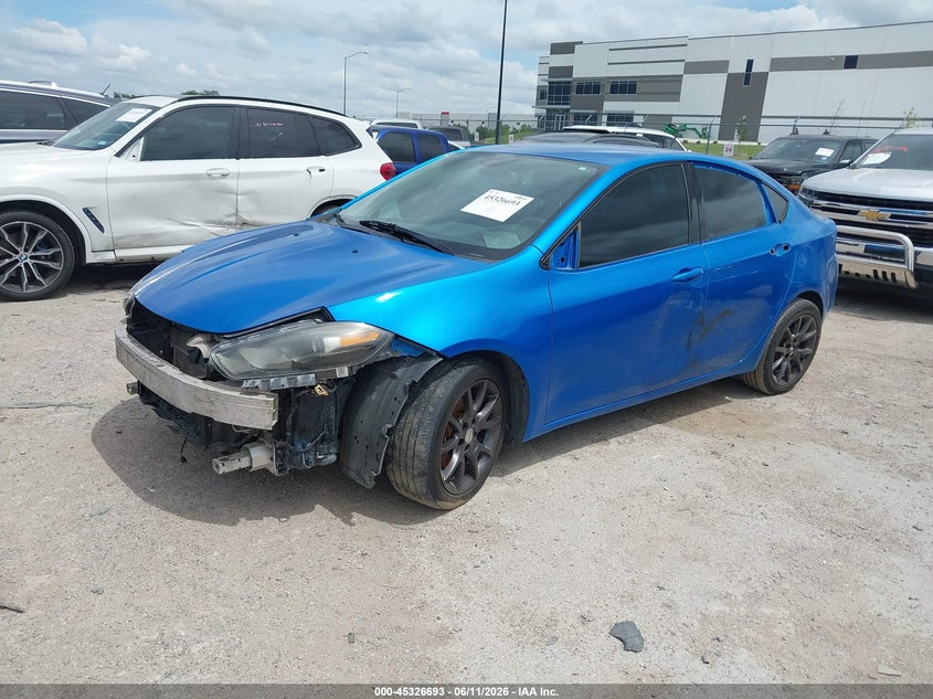 Vin: 1c3cdfaaxfd392275, lot: 45824626, dodge dart se 20152