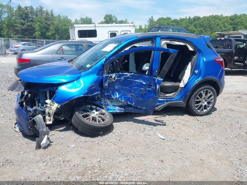 Vin: kl4cj2sb1hb146583, lot: 45824636, buick encore sport touring 20172
