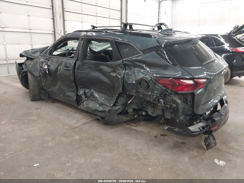 Vin: 3gnkbjrs5ks688030, lot: 45824690, chevrolet blazer rs 20193