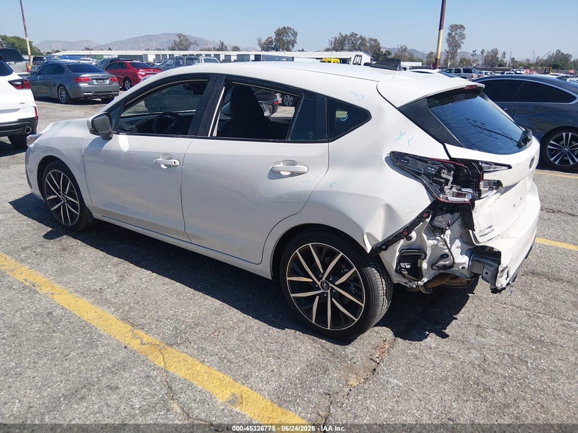 Vin: jf1guafc8r8896711, lot: 45824708, subaru impreza sport 5-door 20243