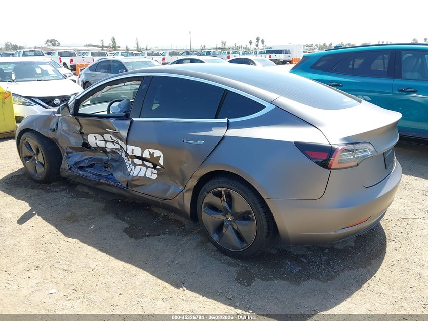 Vin: 5yj3e1eaxlf739761, lot: 45824727, tesla model 3 standard range plus rear-wheel drive/standard range rear-wheel drive 20203
