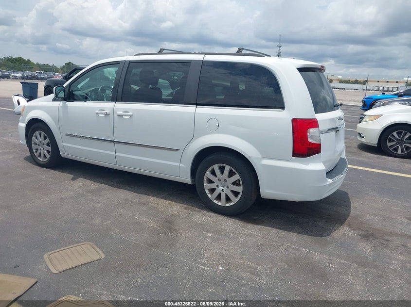 Vin: 2c4rc1bg3er438507, lot: 45824755, chrysler town & country touring 20143