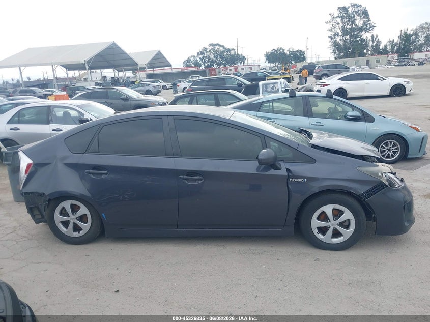 2013 Toyota Prius Three VIN: JTDKN3DU7D5687785 Lot: 45326835