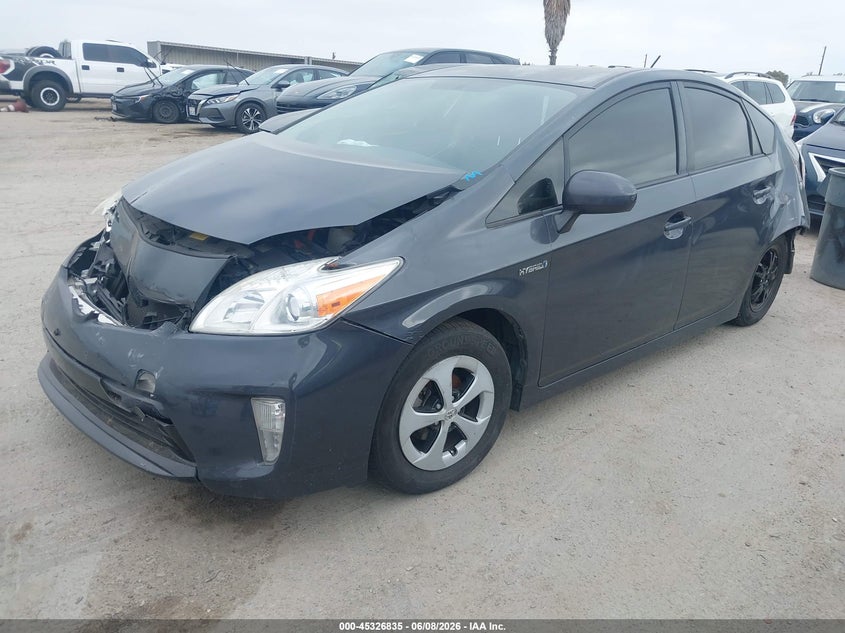 Vin: jtdkn3du7d5687785, lot: 45824768, toyota prius three 20132