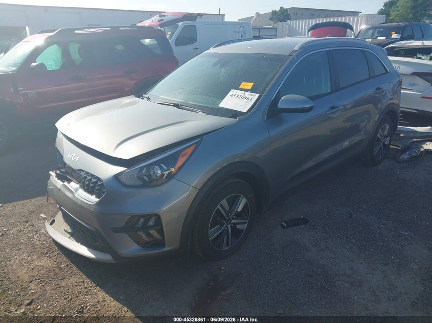 Vin: kndcb3lc5n5499029, lot: 45824794, kia niro lxs 20222