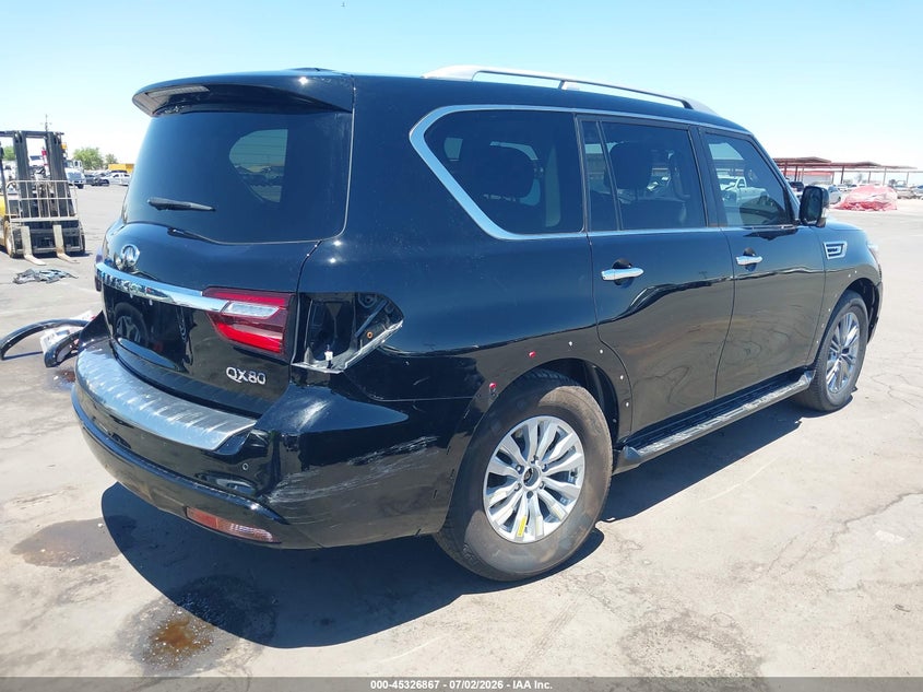 Vin: jn8az2af2m9720575, lot: 45824800, infiniti qx80 luxe 20214