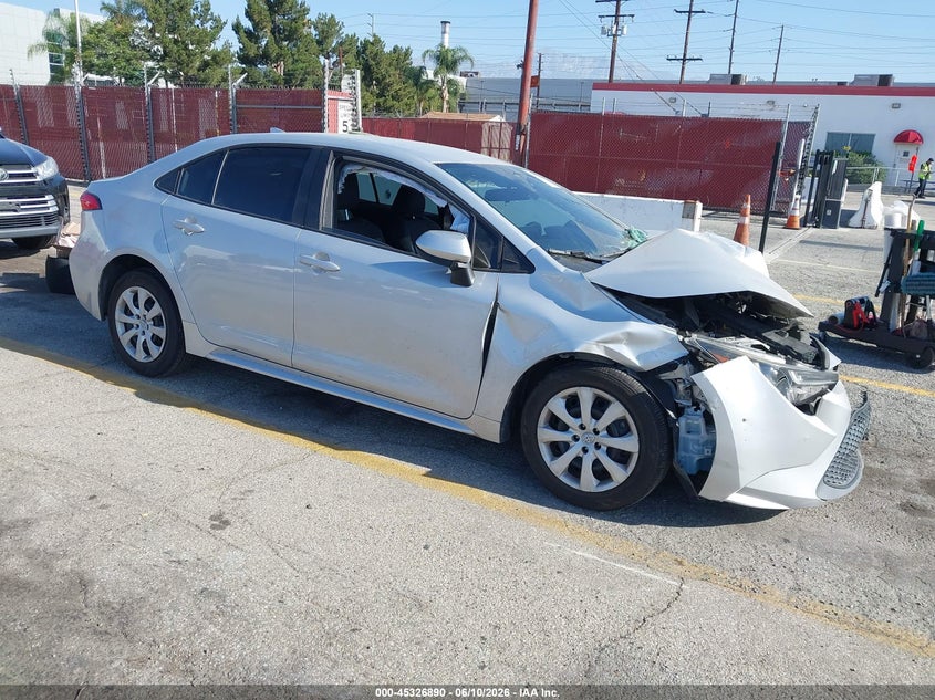 Vin: 5yfepmae2np325460, lot: 45824823, toyota corolla le 20221