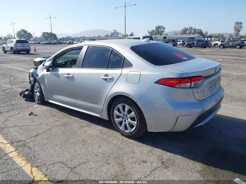 Vin: 5yfepmae2np325460, lot: 45824823, toyota corolla le 20223