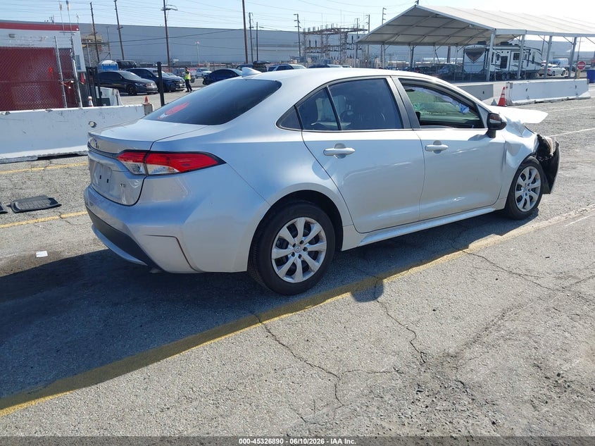 Vin: 5yfepmae2np325460, lot: 45824823, toyota corolla le 20224