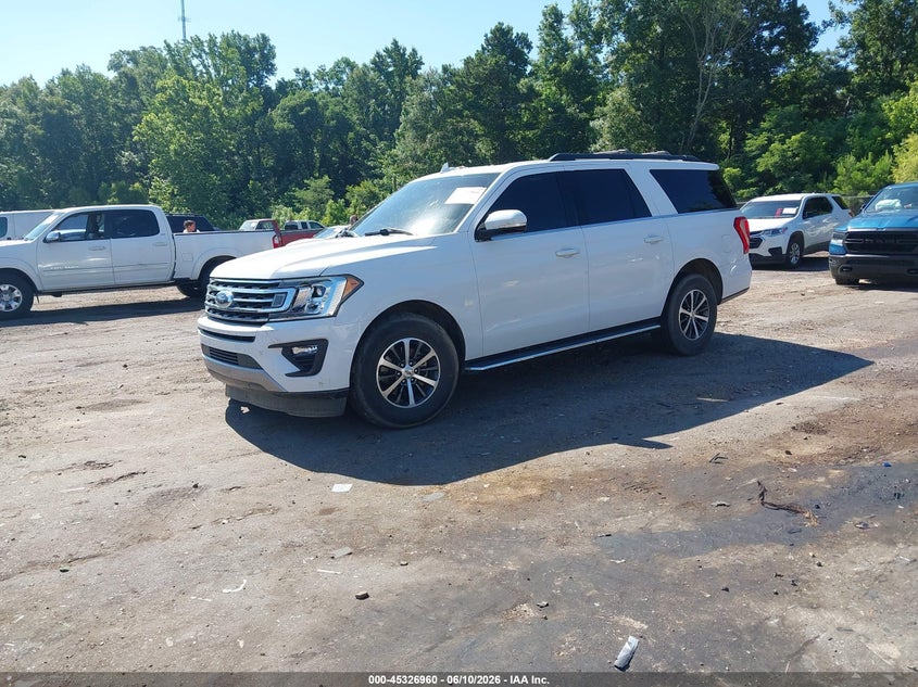 Vin: 1fmjk1ht4jea00666, lot: 45824893, ford expedition max xlt 20182