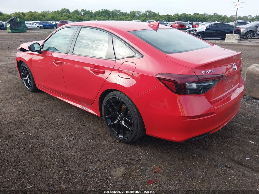Vin: 2hgfe2f56sh545047, lot: 45824905, honda civic sport 20253