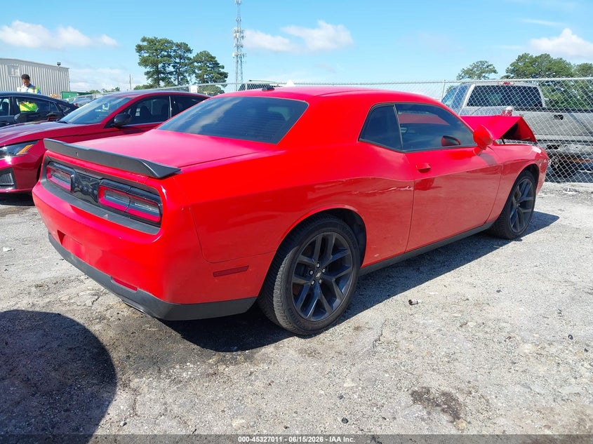 Vin: 2c3cdzag0lh113047, lot: 45824944, dodge challenger sxt 20204