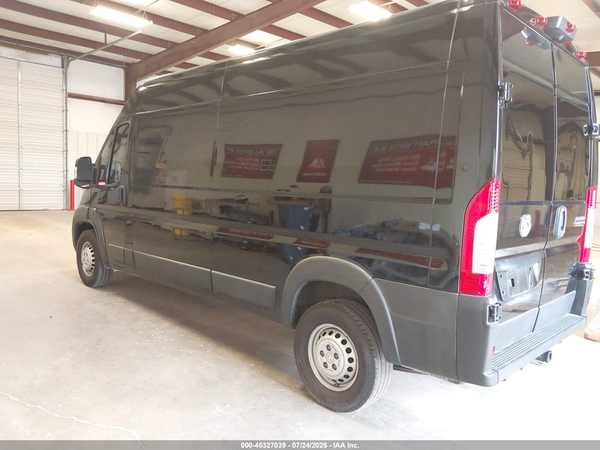 Vin: 3c6mrvhg7re152066, lot: 45824972, ram promaster 3500 tradesman high roof 159 wb w/pass seat 20243