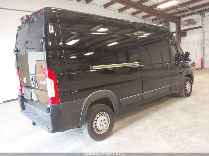 Vin: 3c6mrvhg7re152066, lot: 45824972, ram promaster 3500 tradesman high roof 159 wb w/pass seat 20244