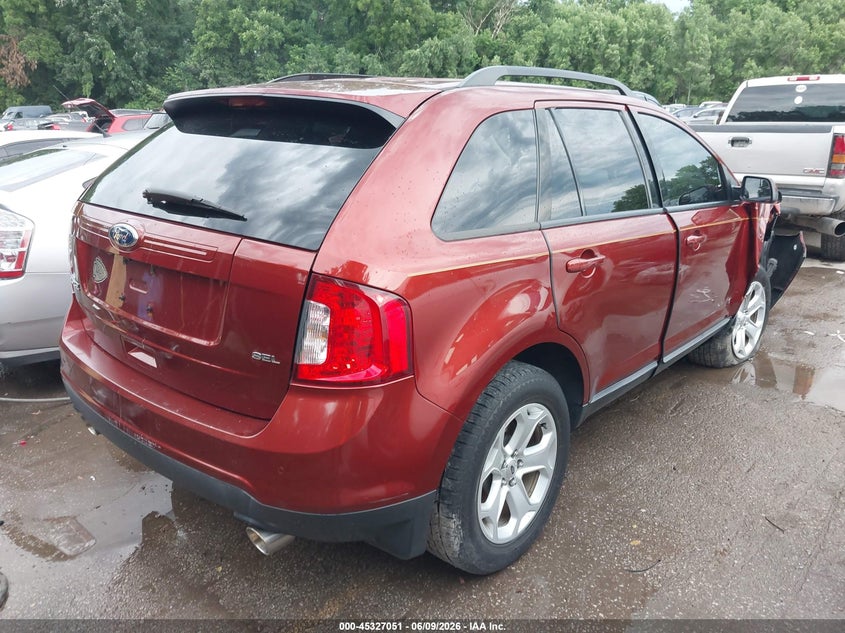 Vin: 2fmdk3jc0eba88877, lot: 45824984, ford edge sel 20144