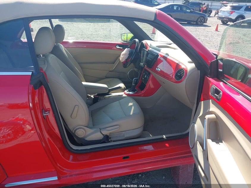 2017 VOLKSWAGEN BEETLE CABRIO 1.8L I-4 DI, DOHC, VVT, TURBO, 170HP