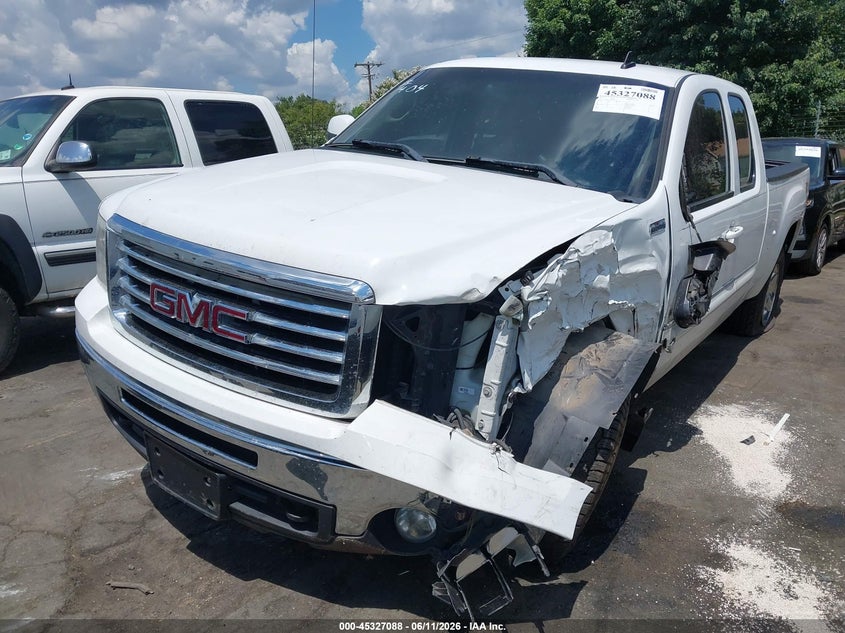 Vin: 1gtr2we33bz313050, lot: 45825021, gmc sierra 1500 slt 20112