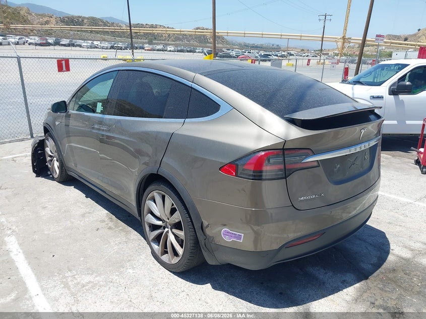 Vin: 5yjxcbe29gf006712, lot: 45825071, tesla model x 60d/70d/75d/90d/p100d 20163