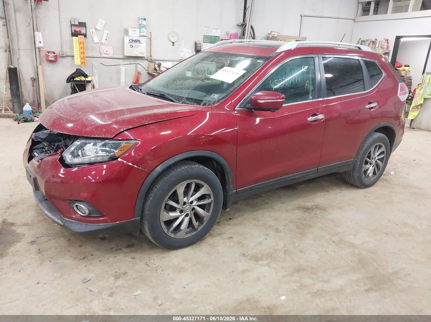 2015 Nissan Rogue Sl 5N1AT2MV2FC830284 photo 1