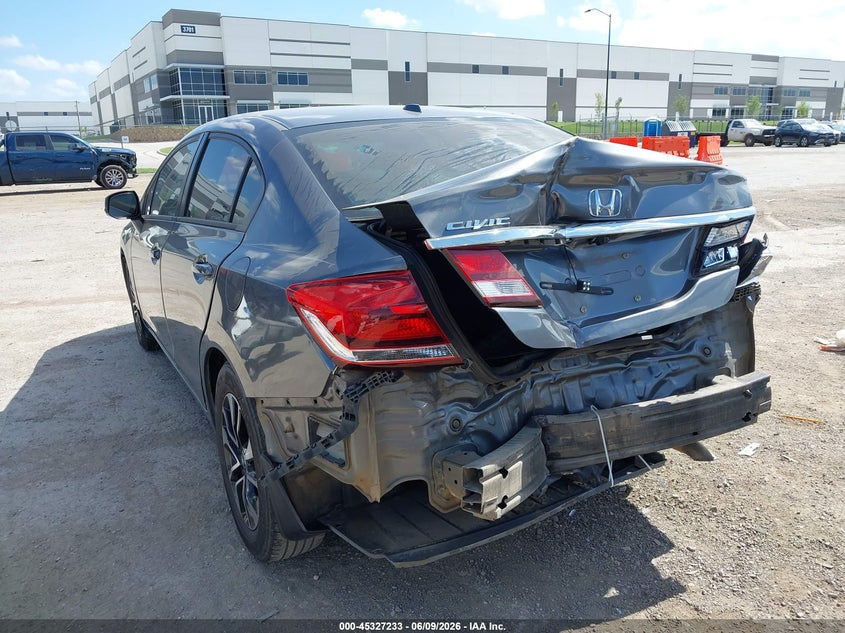 Vin: 19xfb2f93de046070, lot: 45825166, honda civic ex-l 20133