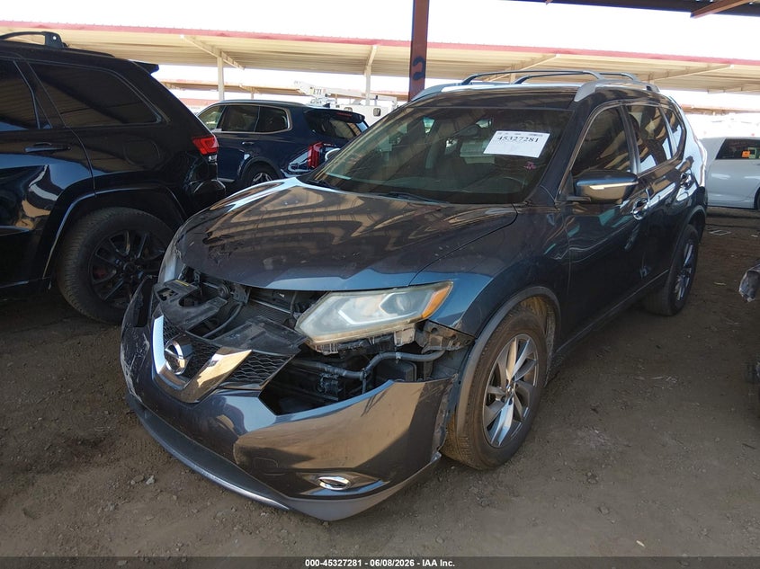 2015 Nissan Rogue Sl 5N1AT2MT4FC851698 photo 1