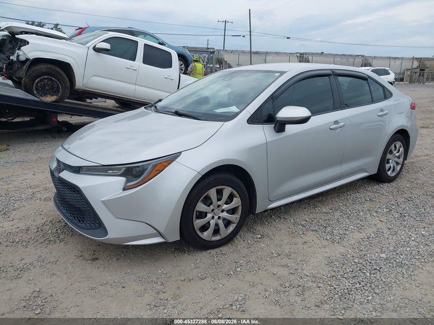 Vin: 5yfeprae4lp099867, lot: 45825220, toyota corolla le 20202