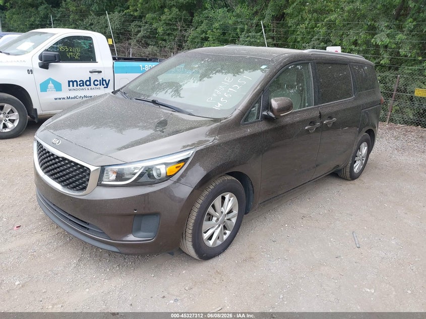 Vin: kndmb5c1xh6283836, lot: 45825245, kia sedona lx 20172