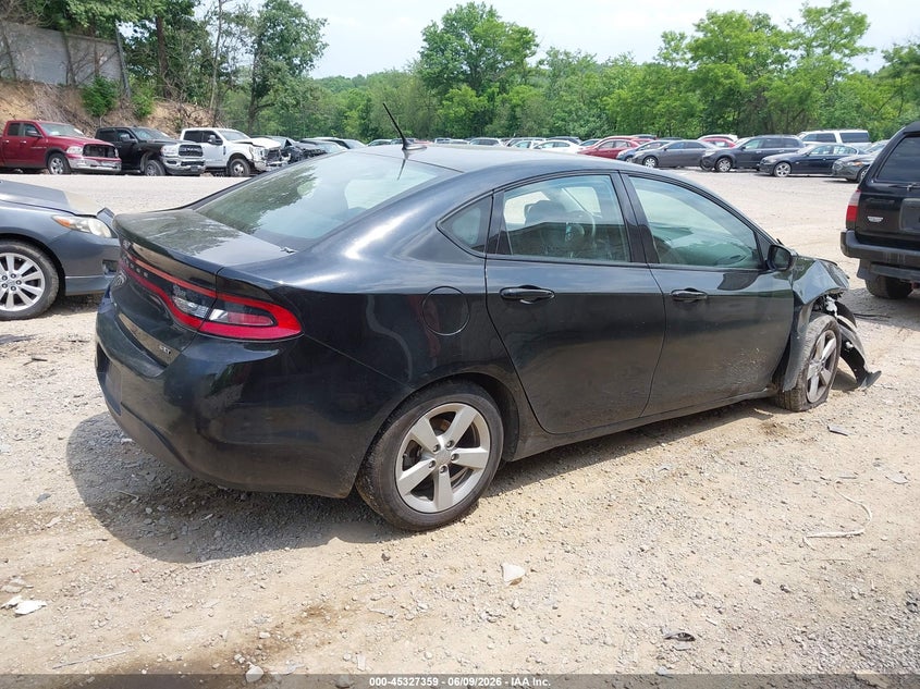 Vin: 1c3cdfbb3gd538525, lot: 45825292, dodge dart sxt 20164