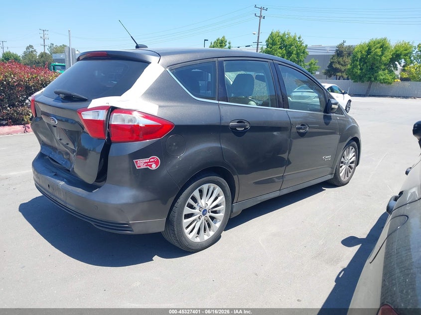 Vin: 1fadp5cu8fl102667, lot: 45825334, ford c-max energi sel 20154