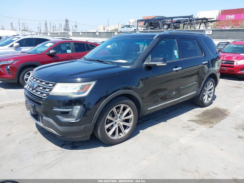 Vin: 1fm5k7f85gga27276, lot: 45825377, ford explorer limited 20162