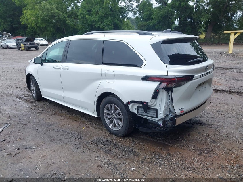 Vin: 5tdyrkec0ts293276, lot: 45825468, toyota sienna xle 20263