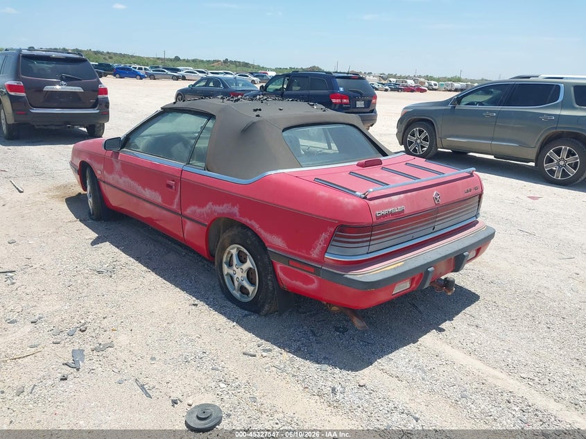 1991 CHRYSLER LEBARON auction photo 3