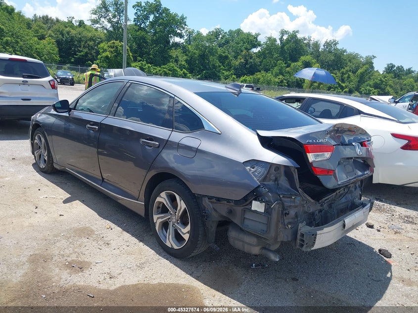 Vin: 1hgcv1f54ja110036, lot: 45825507, honda accord ex-l 20183