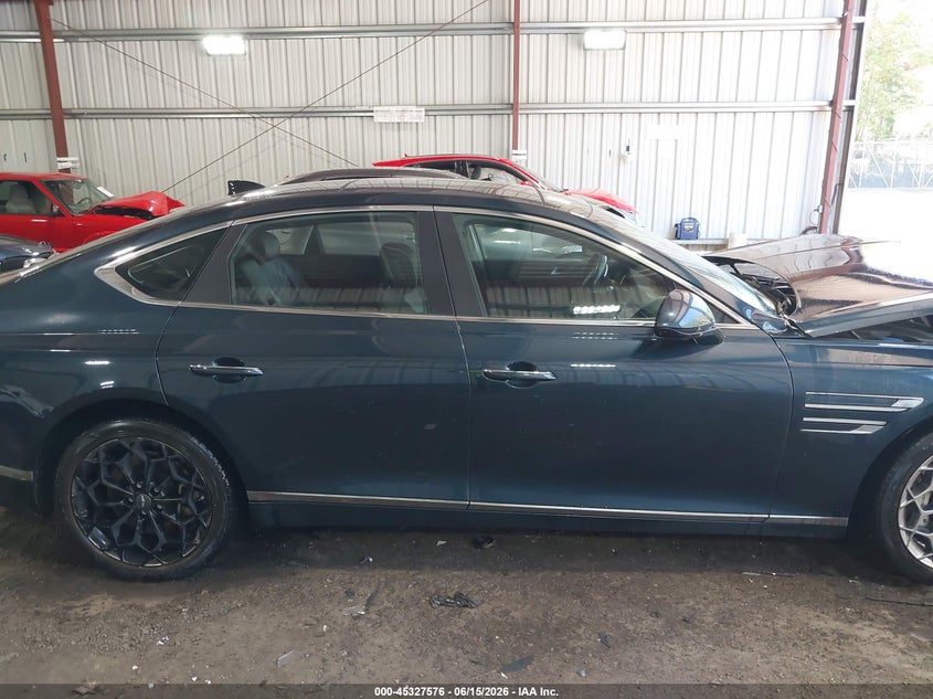 2021 Genesis G80 Prestige VIN: KMTGC4SD8MU081245 Lot: 45327576