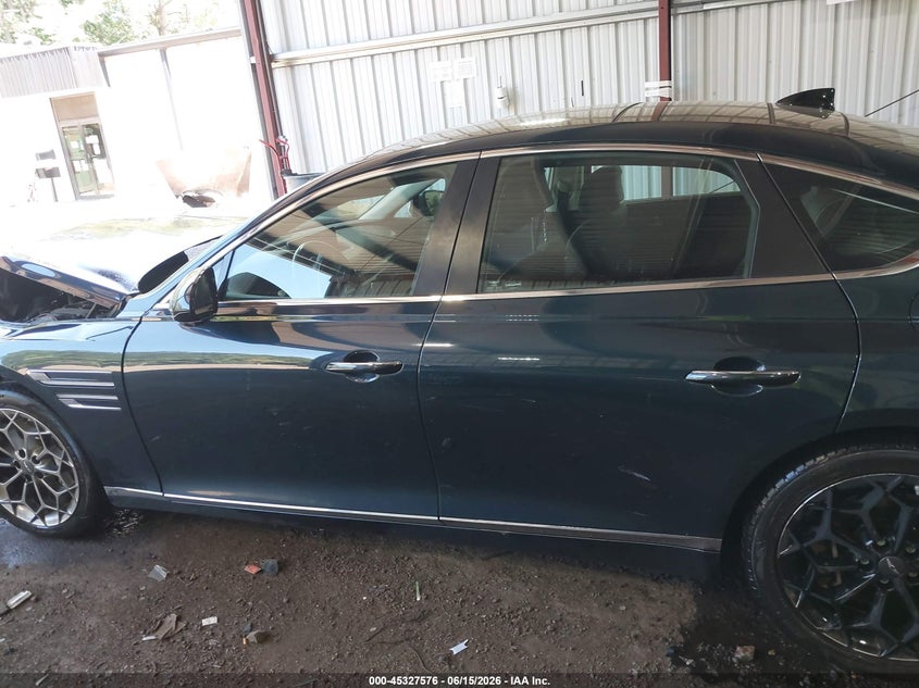 2021 Genesis G80 Prestige VIN: KMTGC4SD8MU081245 Lot: 45327576