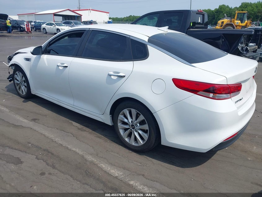 Vin: 5xxgt4l34hg162467, lot: 45825558, kia optima lx 20173