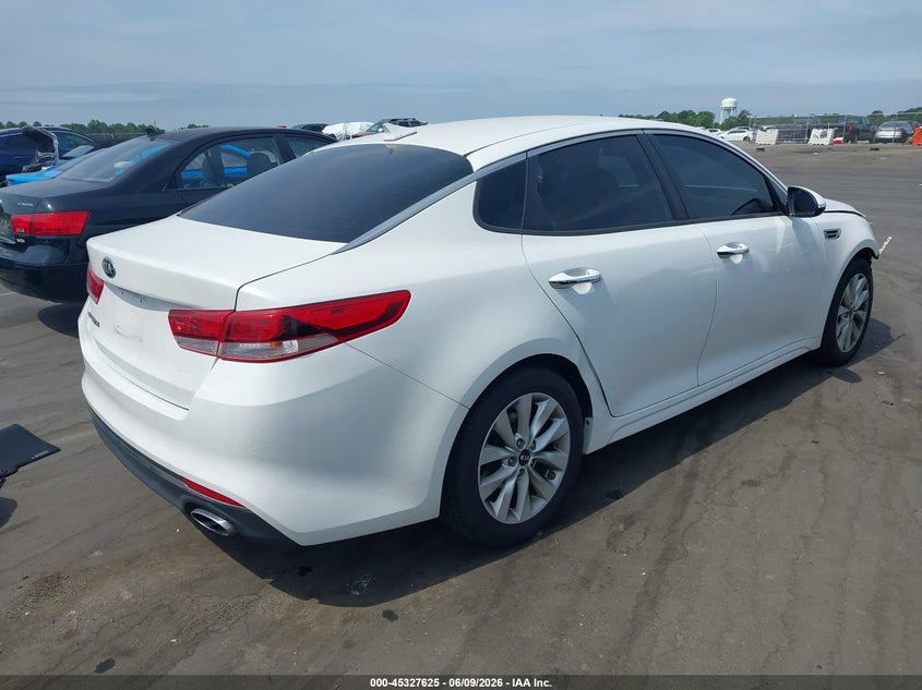 Vin: 5xxgt4l34hg162467, lot: 45825558, kia optima lx 20174