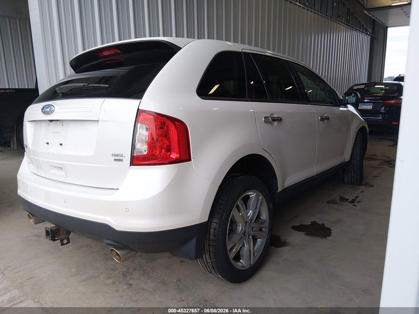 Vin: 2fmdk4jc2dbb18398, lot: 45825590, ford edge sel 20134