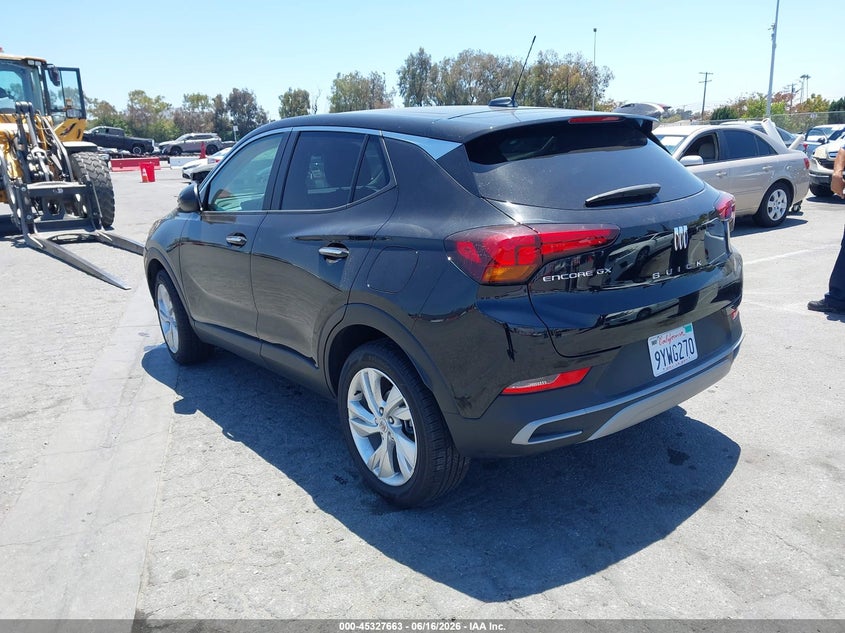Vin: kl4ambslxsb130655, lot: 45825596, buick encore gx preferred fwd 20253