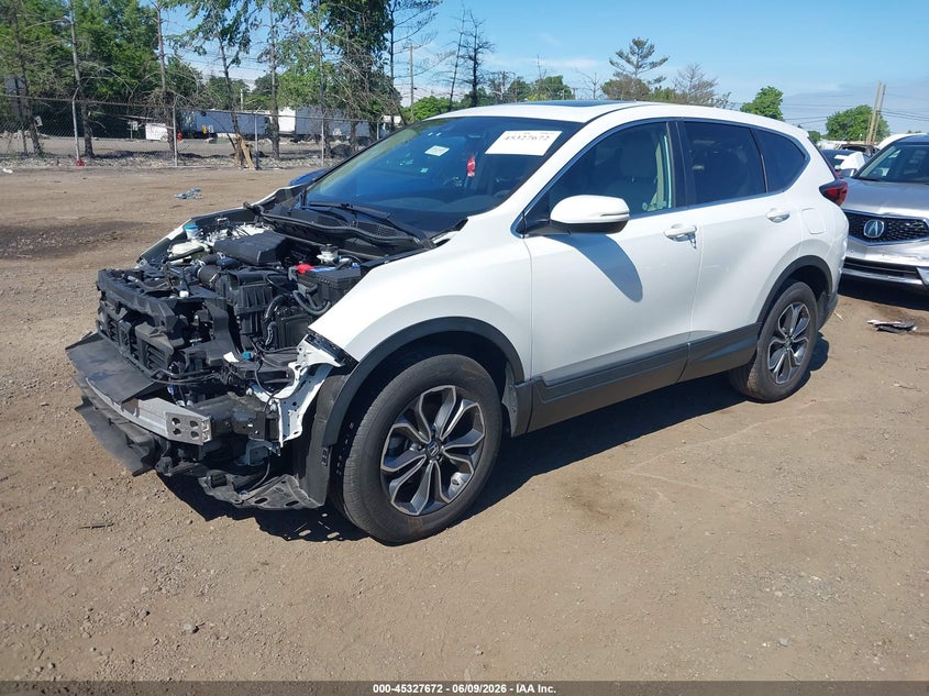 Vin: 2hkrw2h59nh670965, lot: 45825605, honda cr-v awd ex 20222