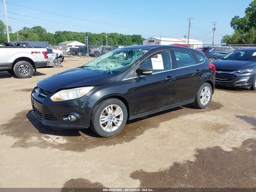 Vin: 1fahp3m27cl404272, lot: 45825618, ford focus sel 20122