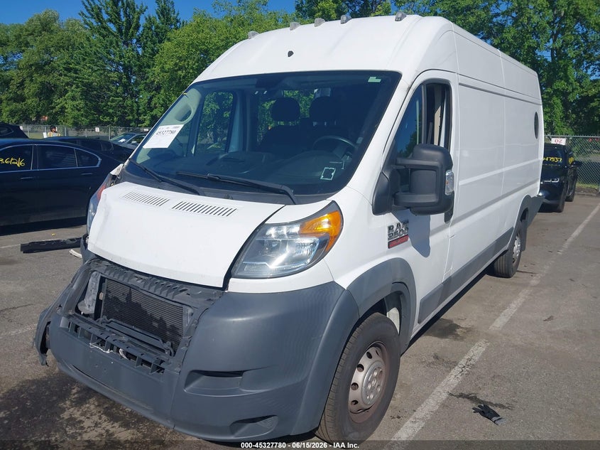 Vin: 3c6trvdg5je101042, lot: 45825713, ram promaster 2500 high roof 159 wb 20182